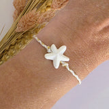 Armband zeester wit