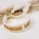 Gewebtes Armband Prosecco Baby