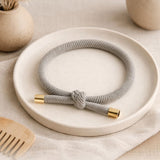 Golden Knot Bracelet Grey