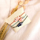 Armband Fisch Dots Rosa