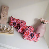 Blockprint toilettas roze medium