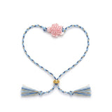 Tiny Turtle Braided Bracelet Blue