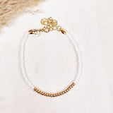 Armband edel weiß