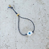 Armband Hamsa Hand weiß