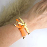Armband Haargummi Neonorange