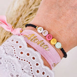 Ibiza hair tie Aloha pink
