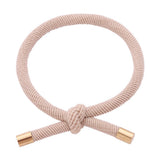 Armband Haargummi beige