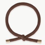 Armband Haargummi braun