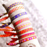 Lint armbandje Good Vibes