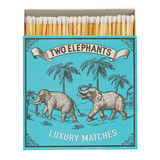 Luxury Matchbox Two Elephants