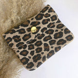 Mini-Portemonnaie Leopard Deluxe