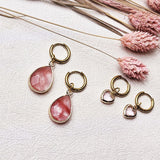 Ohrringe Herz rosa