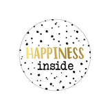 Stickers Happiness inside 40mm (per 10)