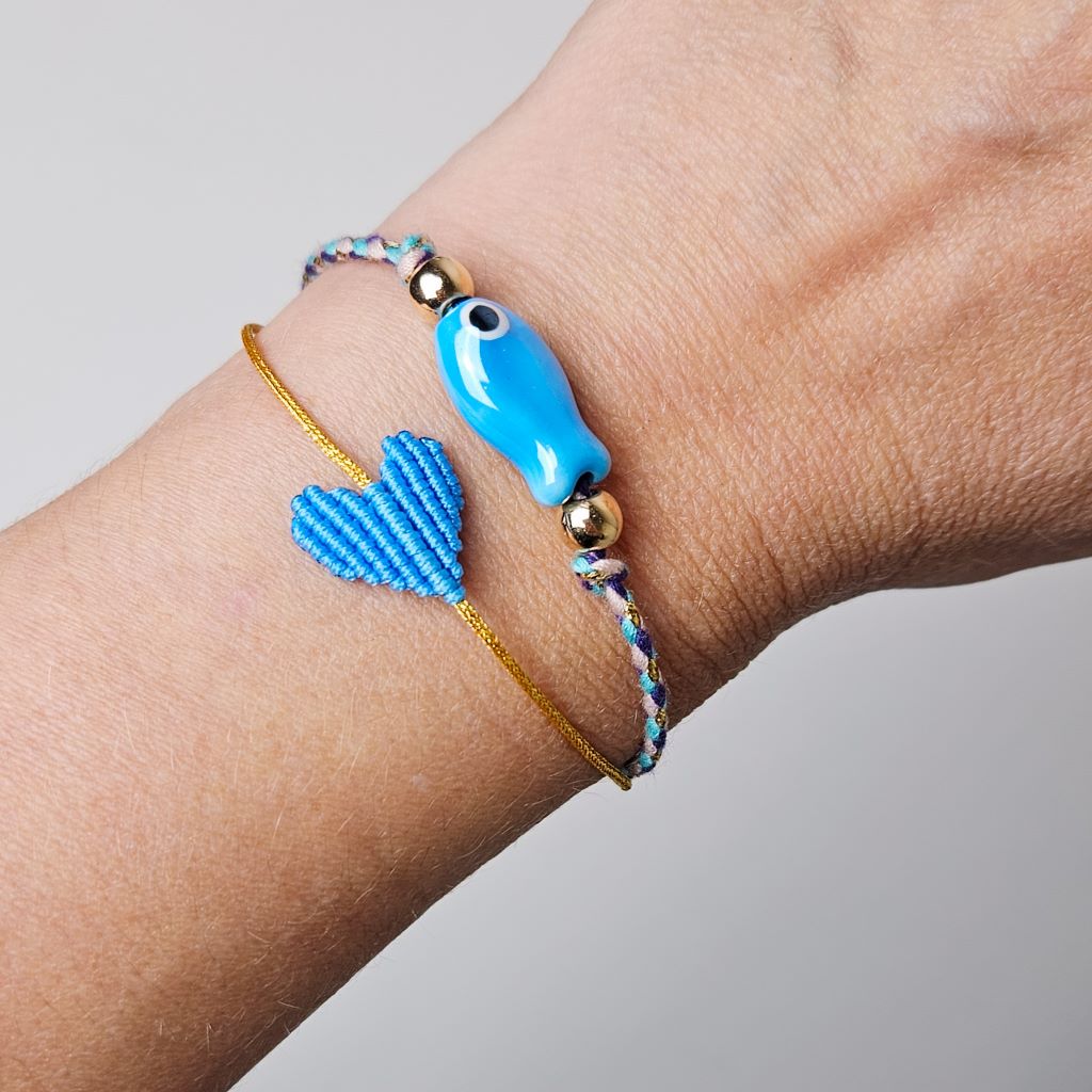armband-keramiek-visje-blauw-goud-aqua-ibiza-style