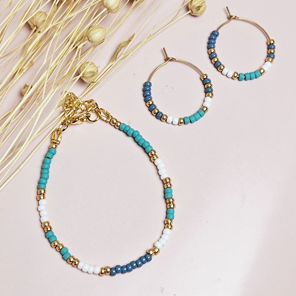 mila-sieraden-blauw-armbandje-ring-oorbellen-diy