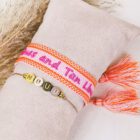 geweven-armband-roze-oranje-good-times-and-tan-lines-statement-bracelet