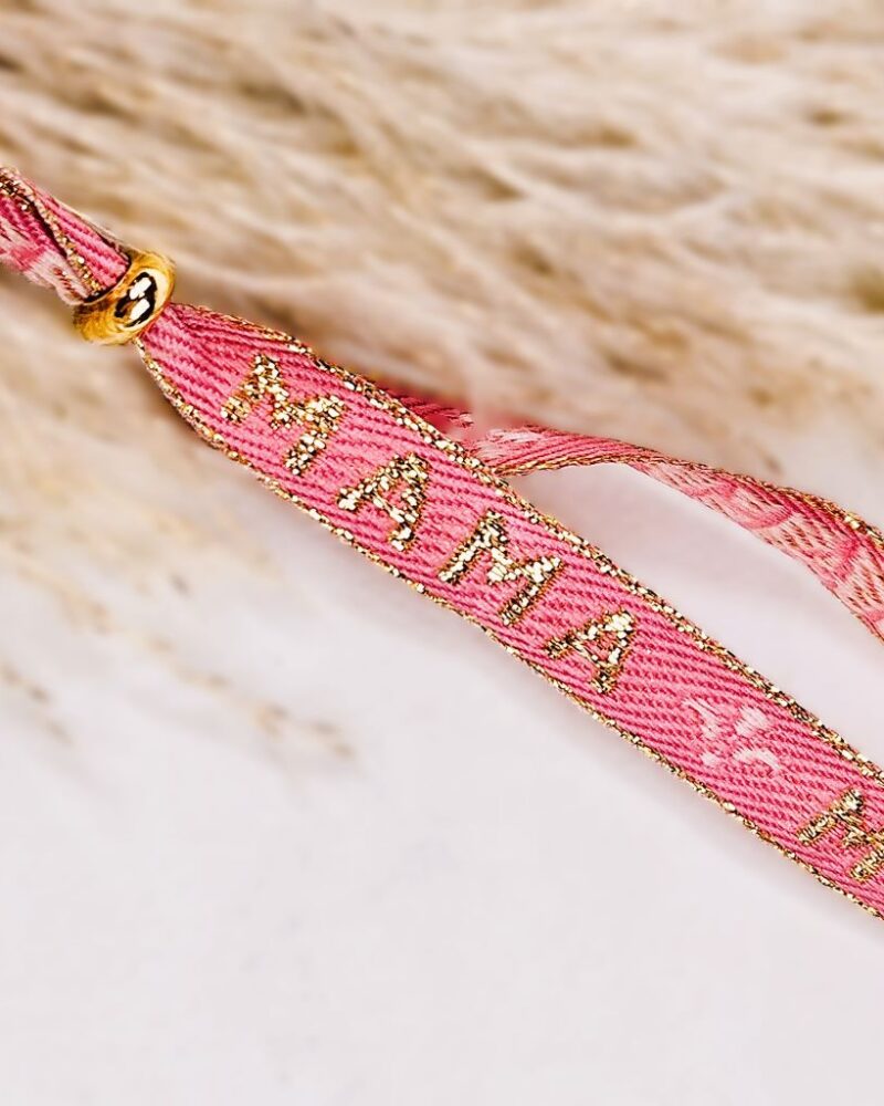 lint-armbandje-ibiza-armband-mama-roze-goud