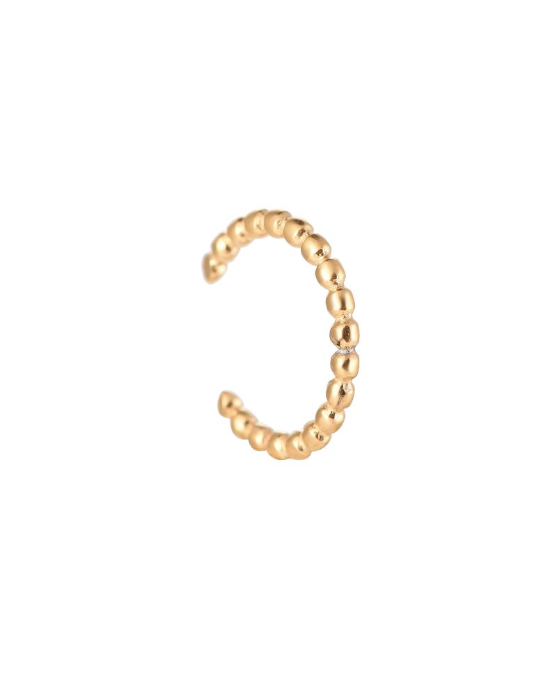 earcuff-dots-goud-oorring