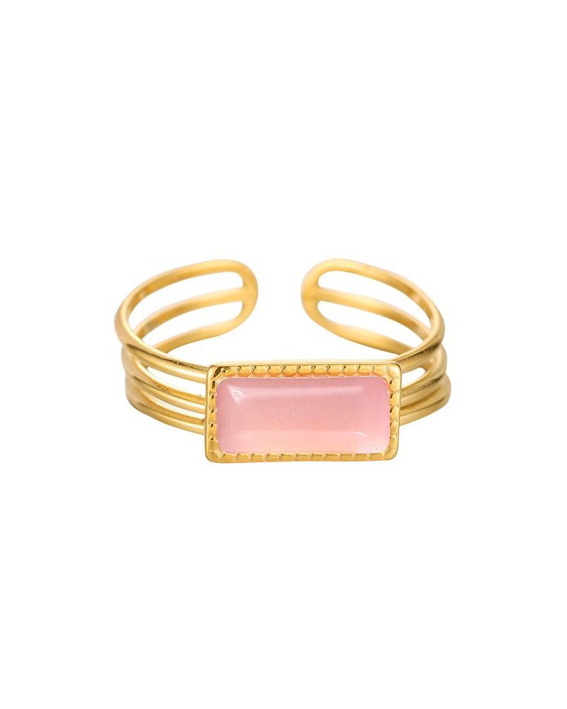 gouden-ring-rosa-natuursteen