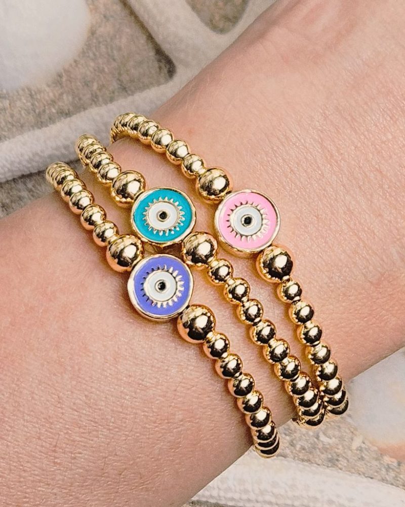 kralen-armband-evil-eye-roze-goud