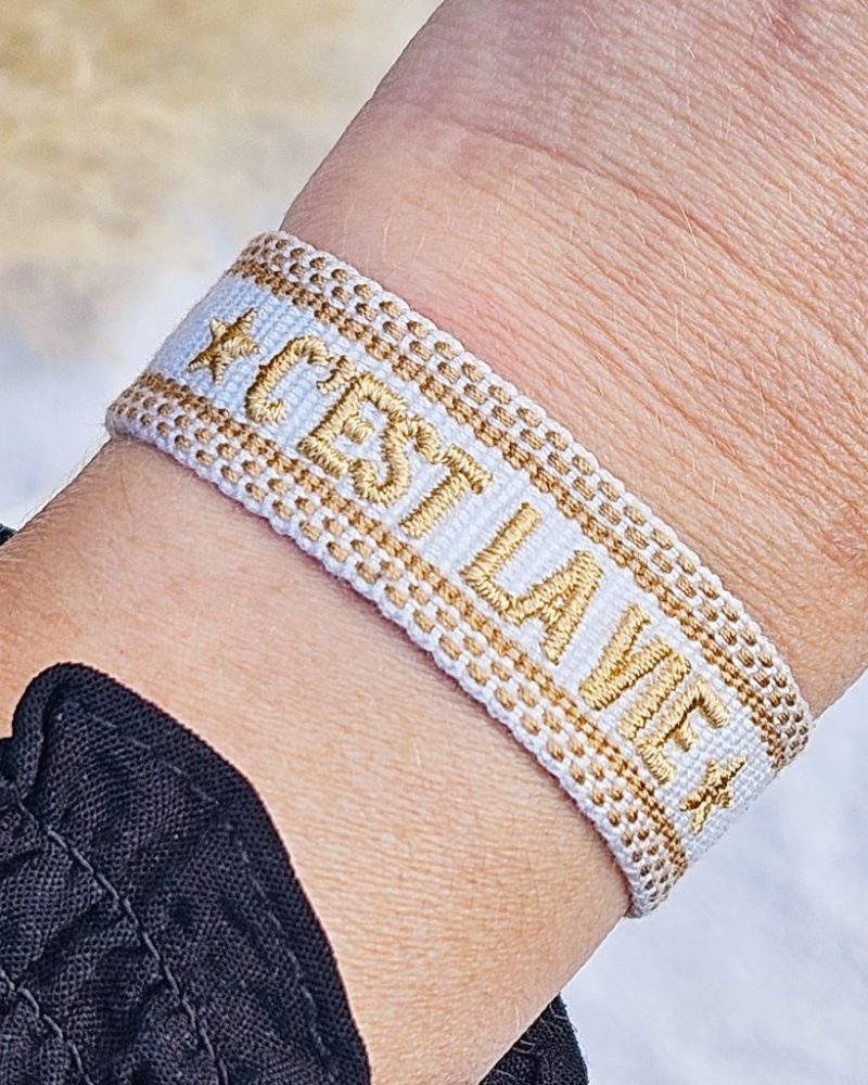 geweven-armband-wit-goud-c'est-la-vie-statement-bracelet