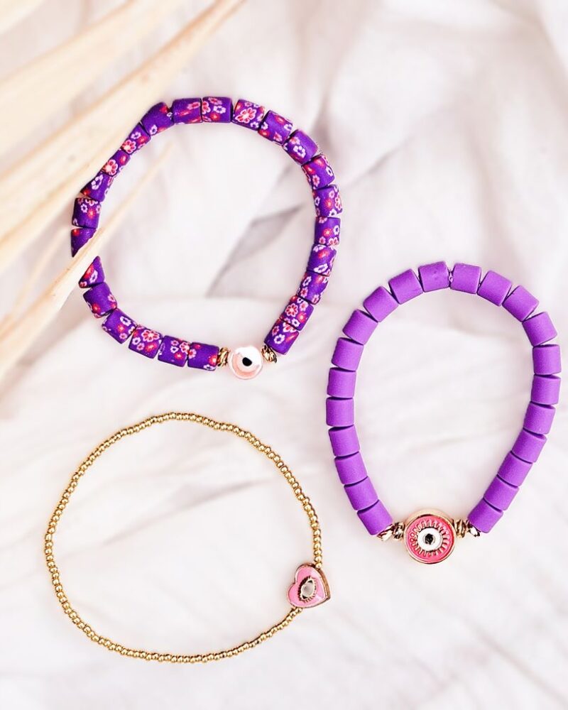 evil-eye-kralen-armband-paars