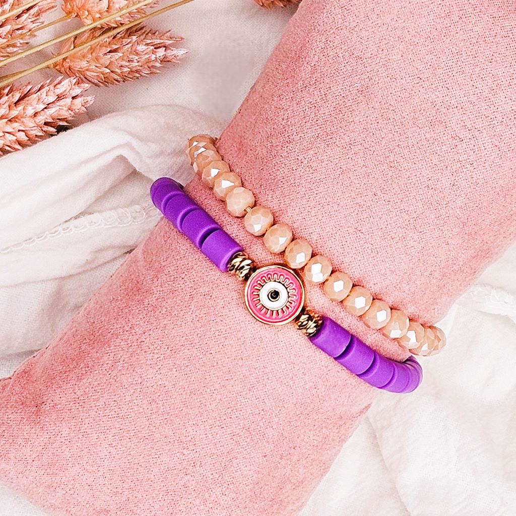 evil-eye-kralen-armband-paars