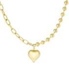 bedelketting-goud-met-hart