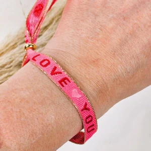Lint armbandje Love you