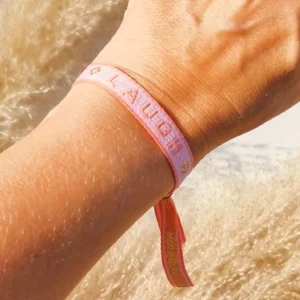 Lint armbandje Live Laugh Love