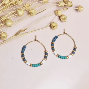 Oorbellen Mila blauw