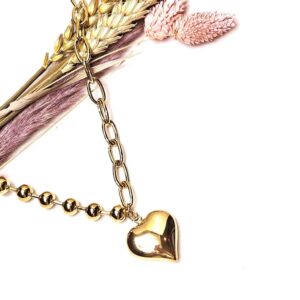 Bedelketting met hart