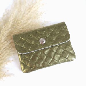 mini-portemonnee-weave-olive