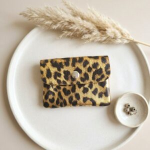 mini-portemonnee-metallic-leopard